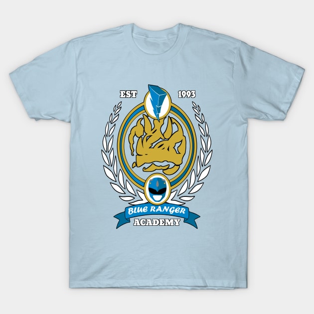 Blue Ranger Academy T-Shirt by Vitalitee